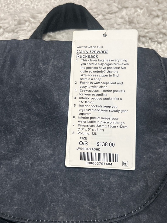 Lululemon Carry Onward Rucksack NWT Style LW9BBAS main image 9